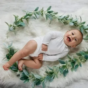 Kyte Baby - Long Sleeve Bodysuit - Cloud