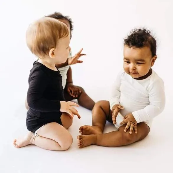 Kyte Baby - Long Sleeve Bodysuit - Cloud
