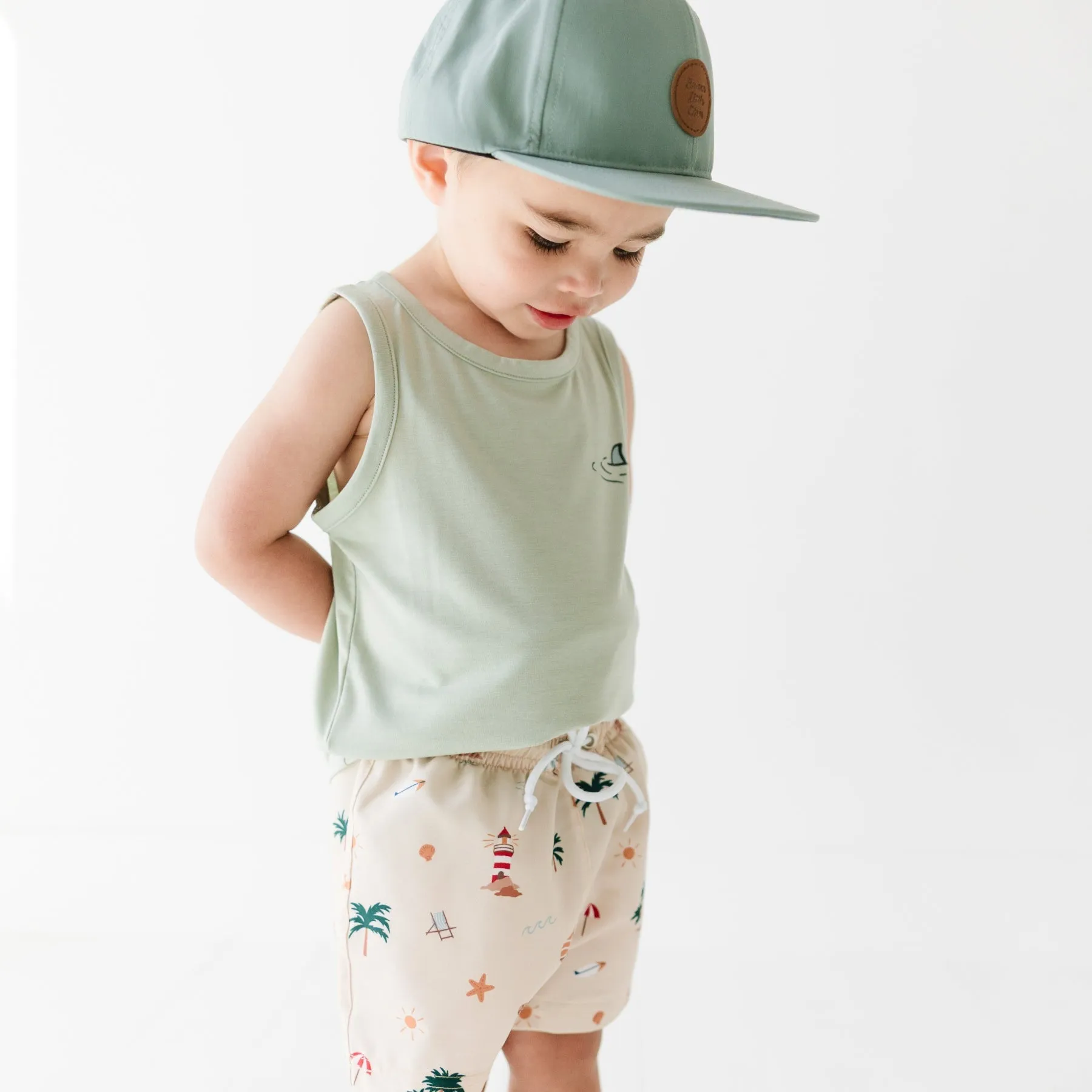 Light Seaweed Green Trucker Hat
