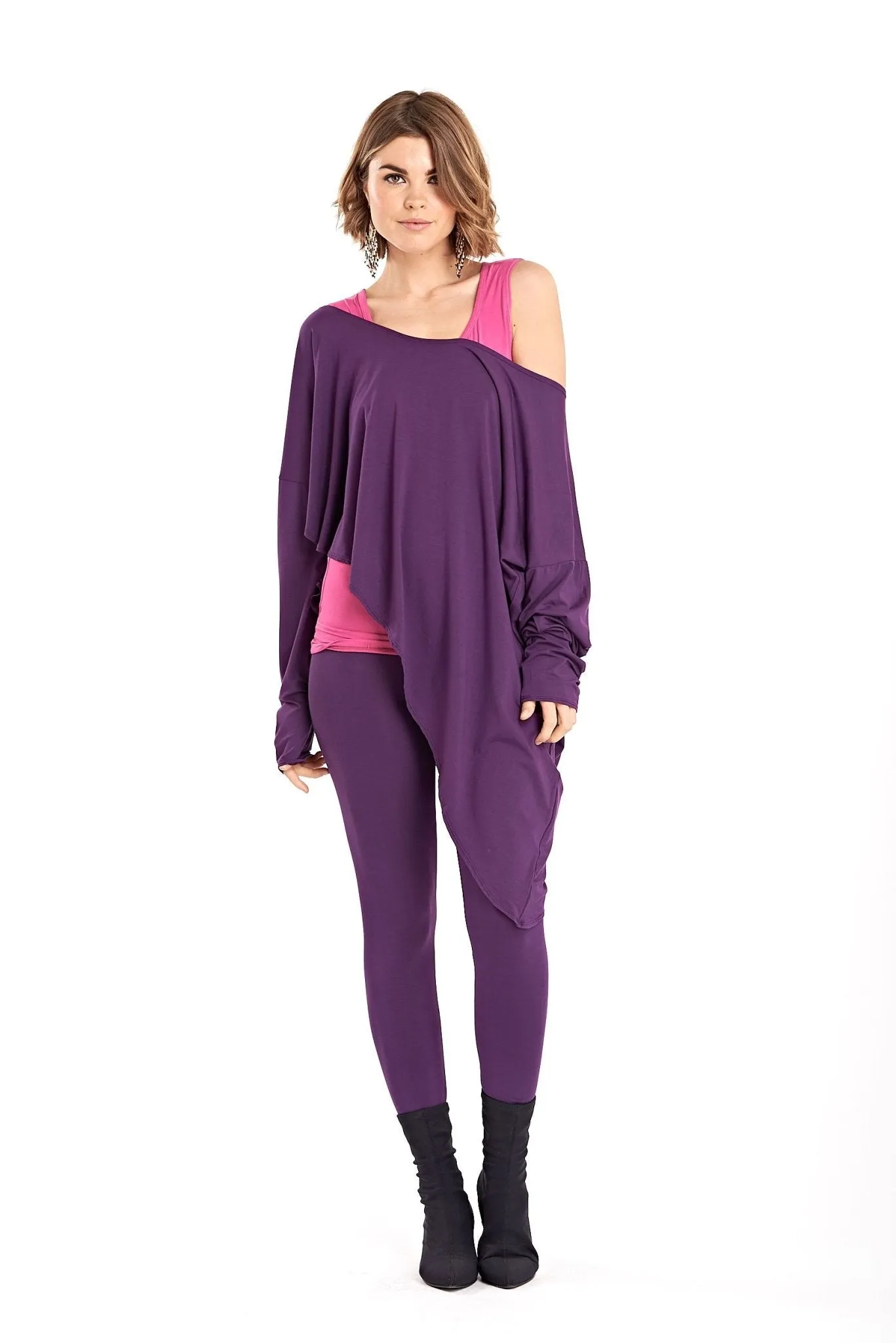 LONG LEGGINGS PURPLE