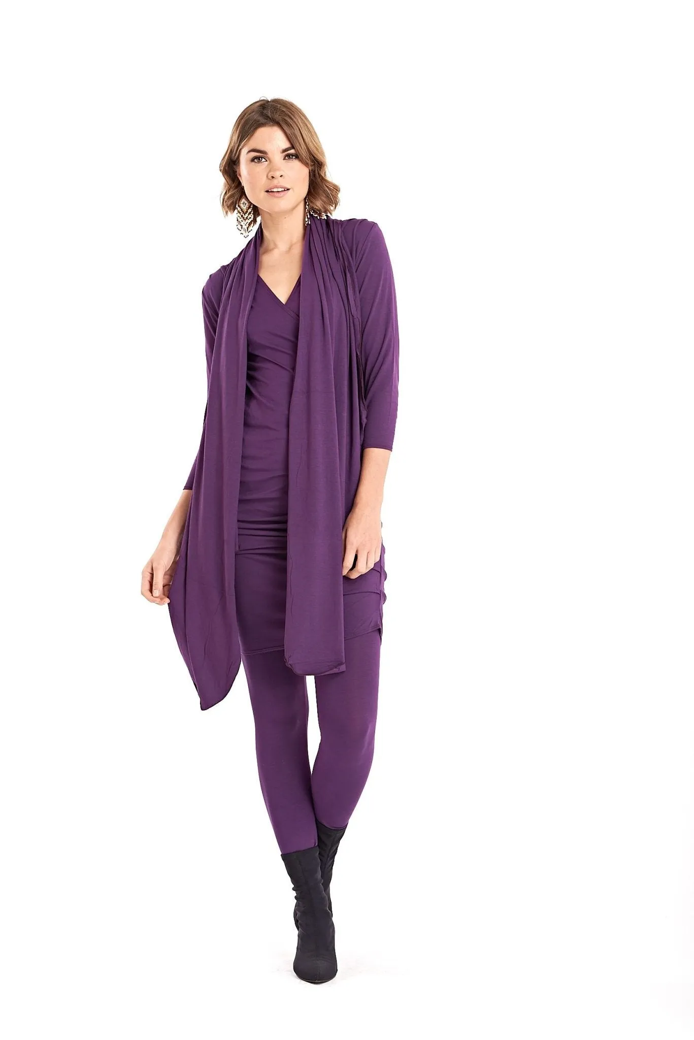 LONG LEGGINGS PURPLE