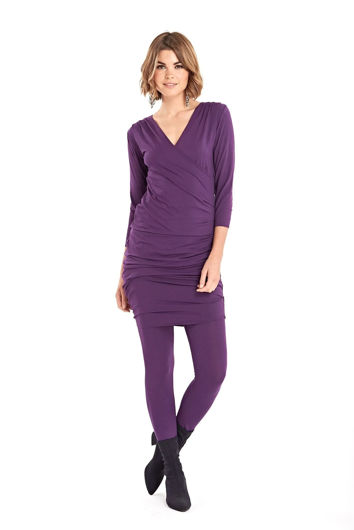 LONG LEGGINGS PURPLE