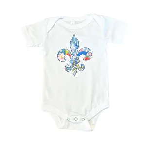 Louisiana Fleur de Lis Onesie
