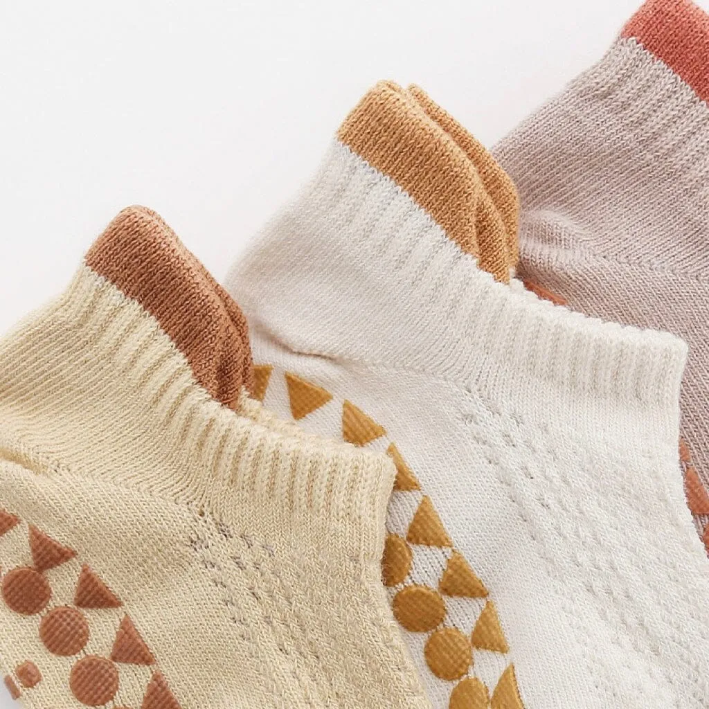 Lula Mesh Non-Slip Socks [Set of 3]
