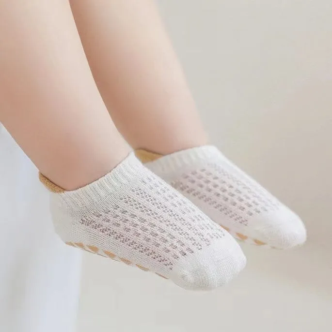 Lula Mesh Non-Slip Socks [Set of 3]