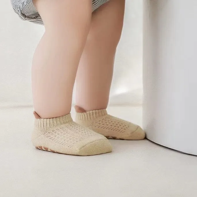 Lula Mesh Non-Slip Socks [Set of 3]