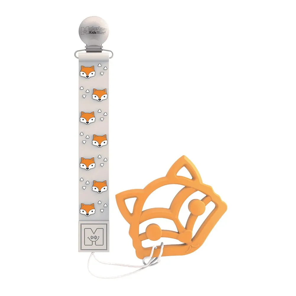 Malarkey Kids Teether Tether and Teether - Fox and Fox