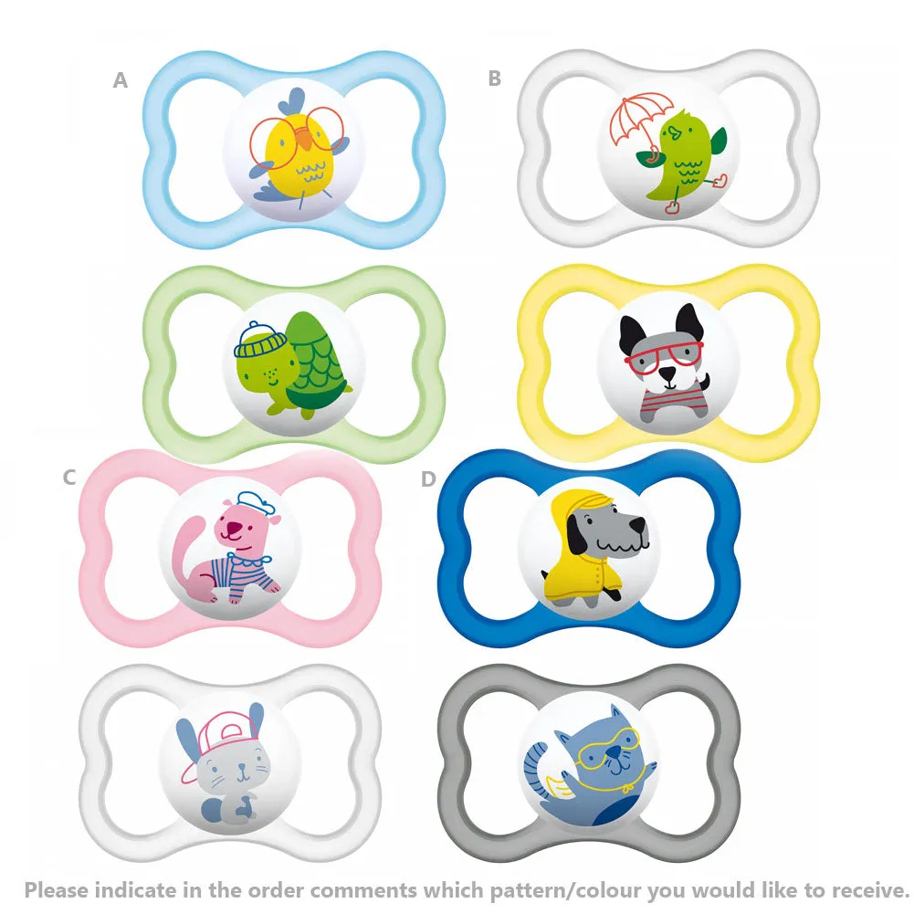 MAM AIR Animals 2-Pack Pacifiers - (6  Months)