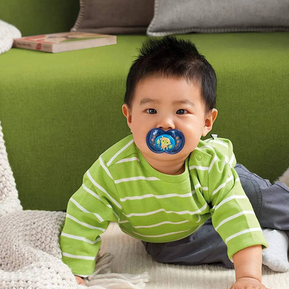 MAM Trend Collection 2-Pack Pacifiers With Clip - Boy (6  Months)