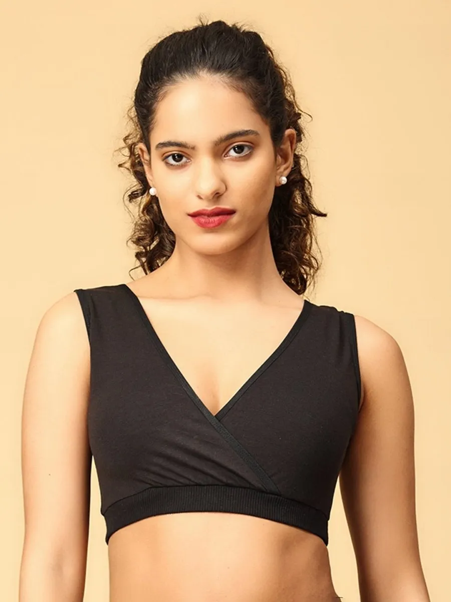 Maternity Nursing Sleep Bra - Black