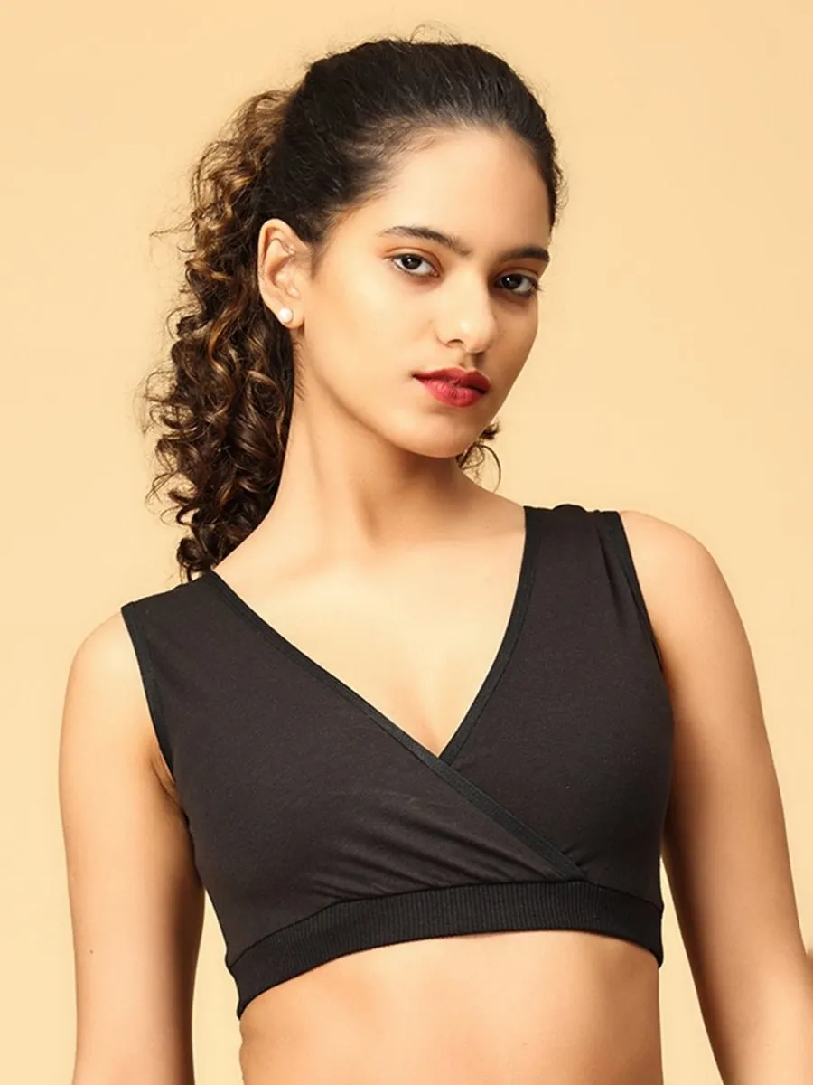 Maternity Nursing Sleep Bra - Black