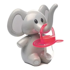 Melii Elii The Elephant Pacifier Holder - Grey Ears
