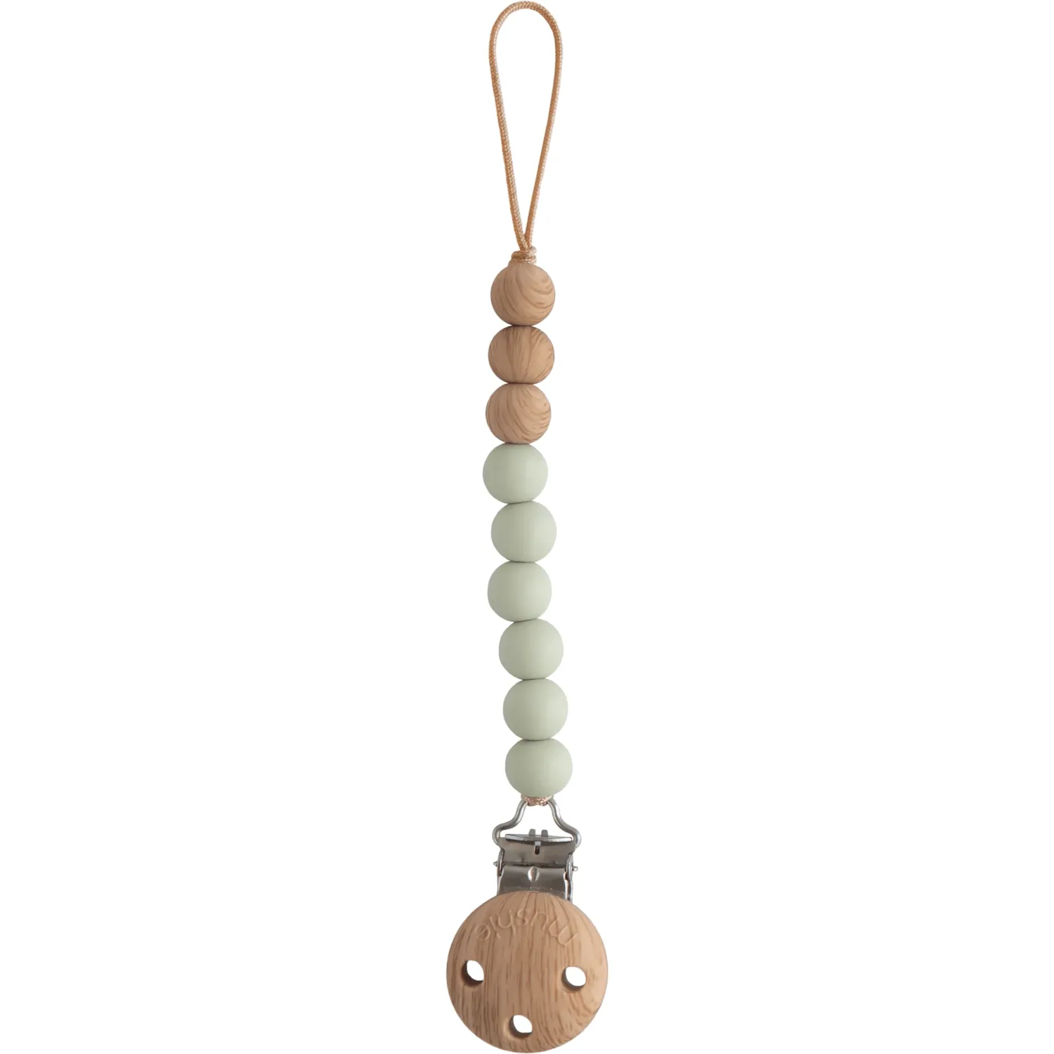Mushie Silicone Pacifier Clip