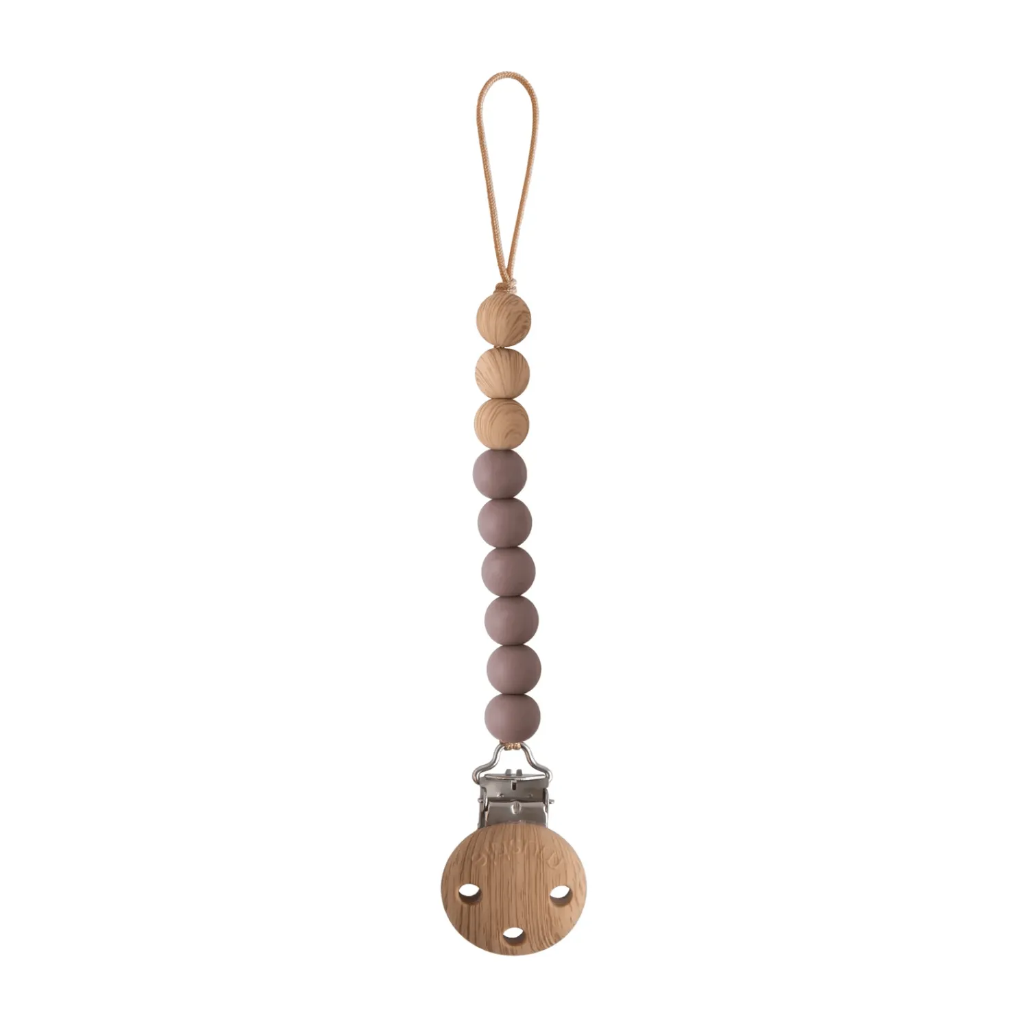Mushie Silicone Pacifier Clip