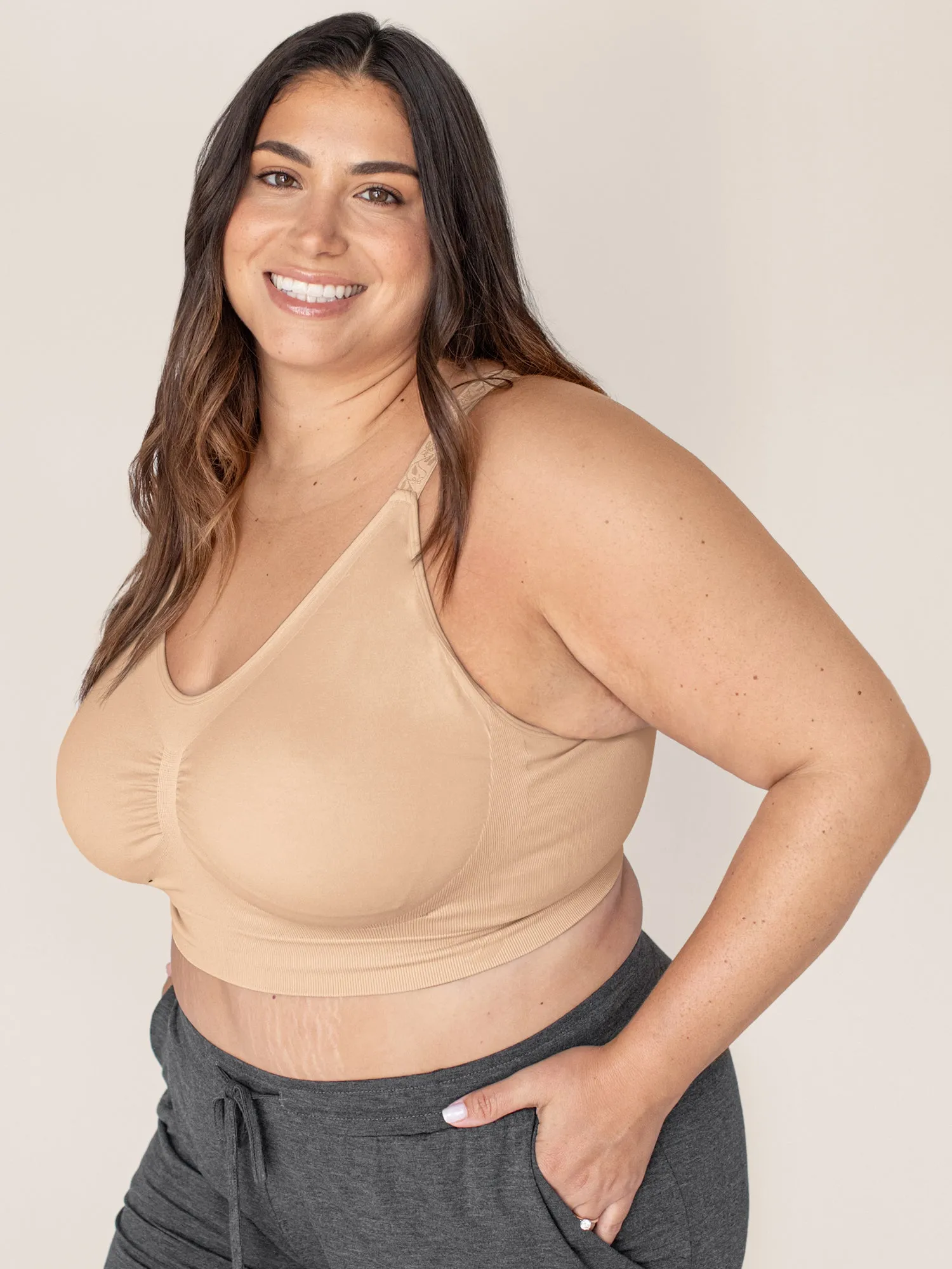 Nellie Sublime® Wireless Bra | Beige