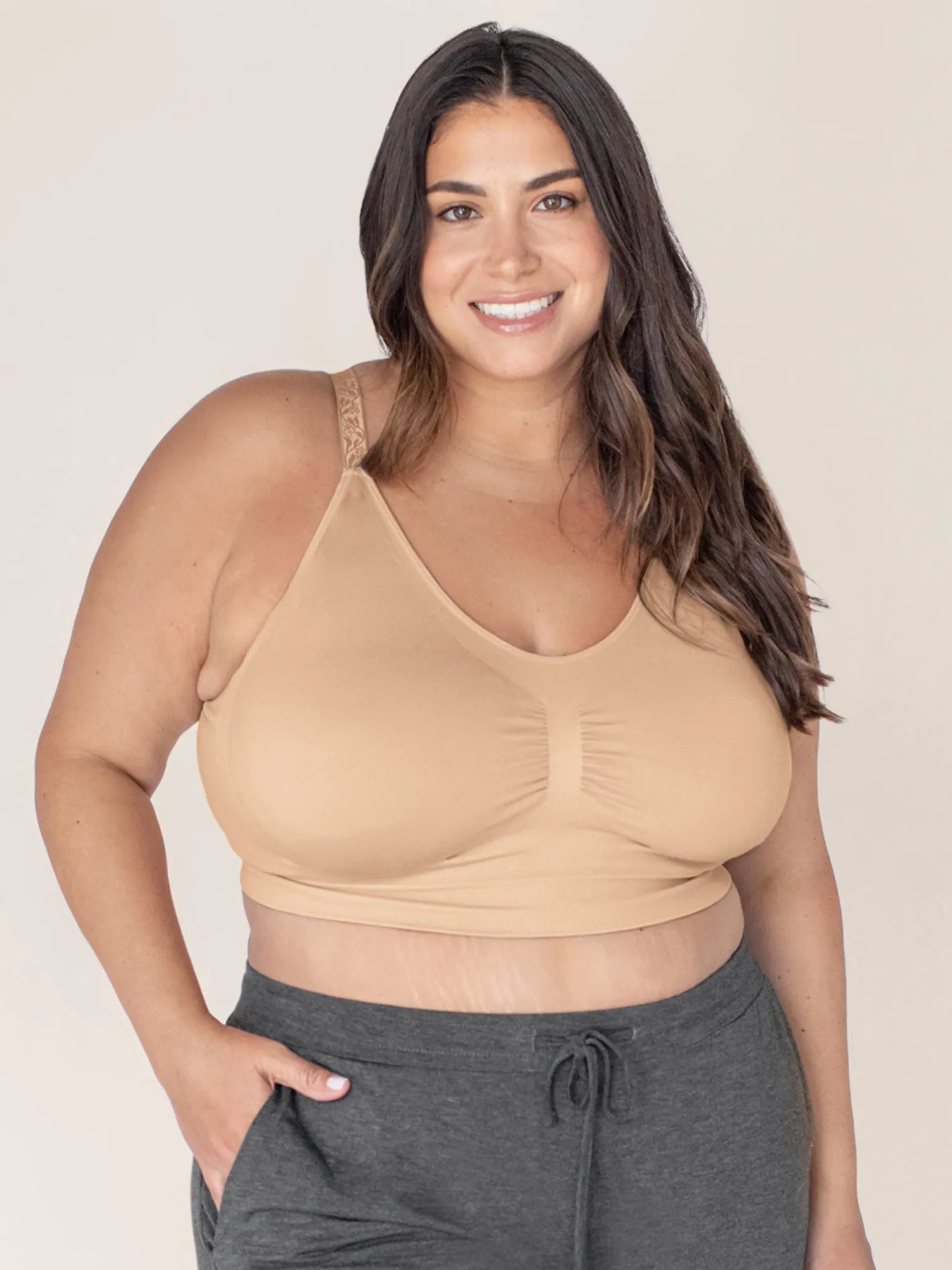 Nellie Sublime® Wireless Bra | Beige