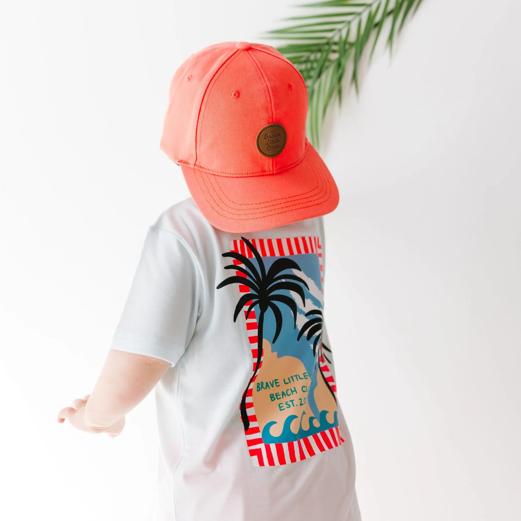 Neon Coral Salmon Trucker Hat