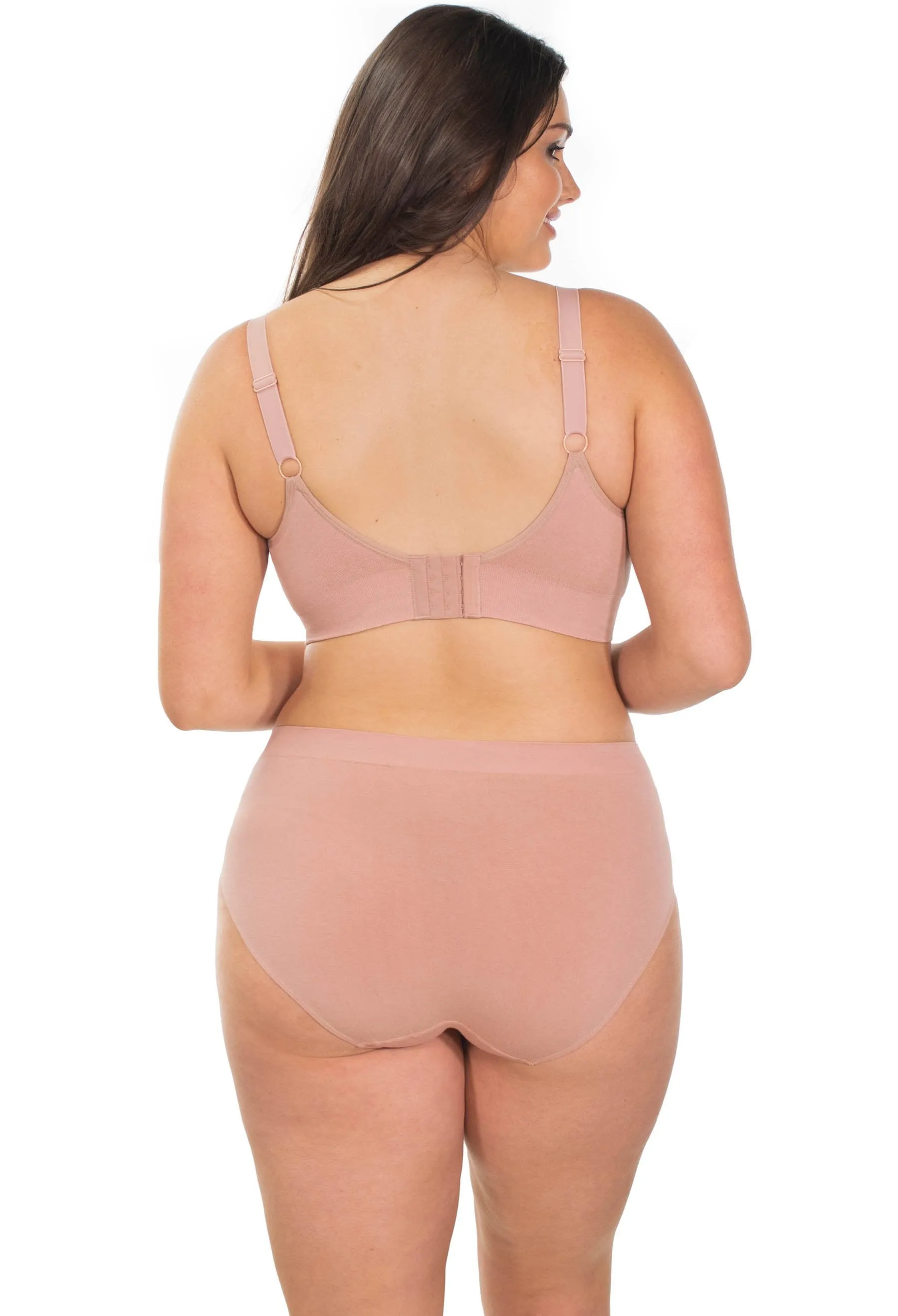 Nude Bamboo Nursing Bra   High Cut Undies Set