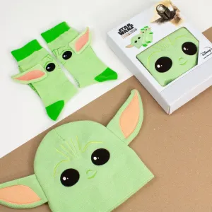 Official Star Wars The Mandalorian The Child / Baby Yoda Gift Set (Beanie   Socks)