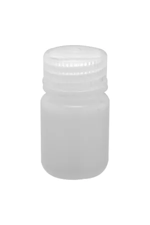 Reagent Bottle, 30mL - Wide Mouth with Screw Cap - HDPE