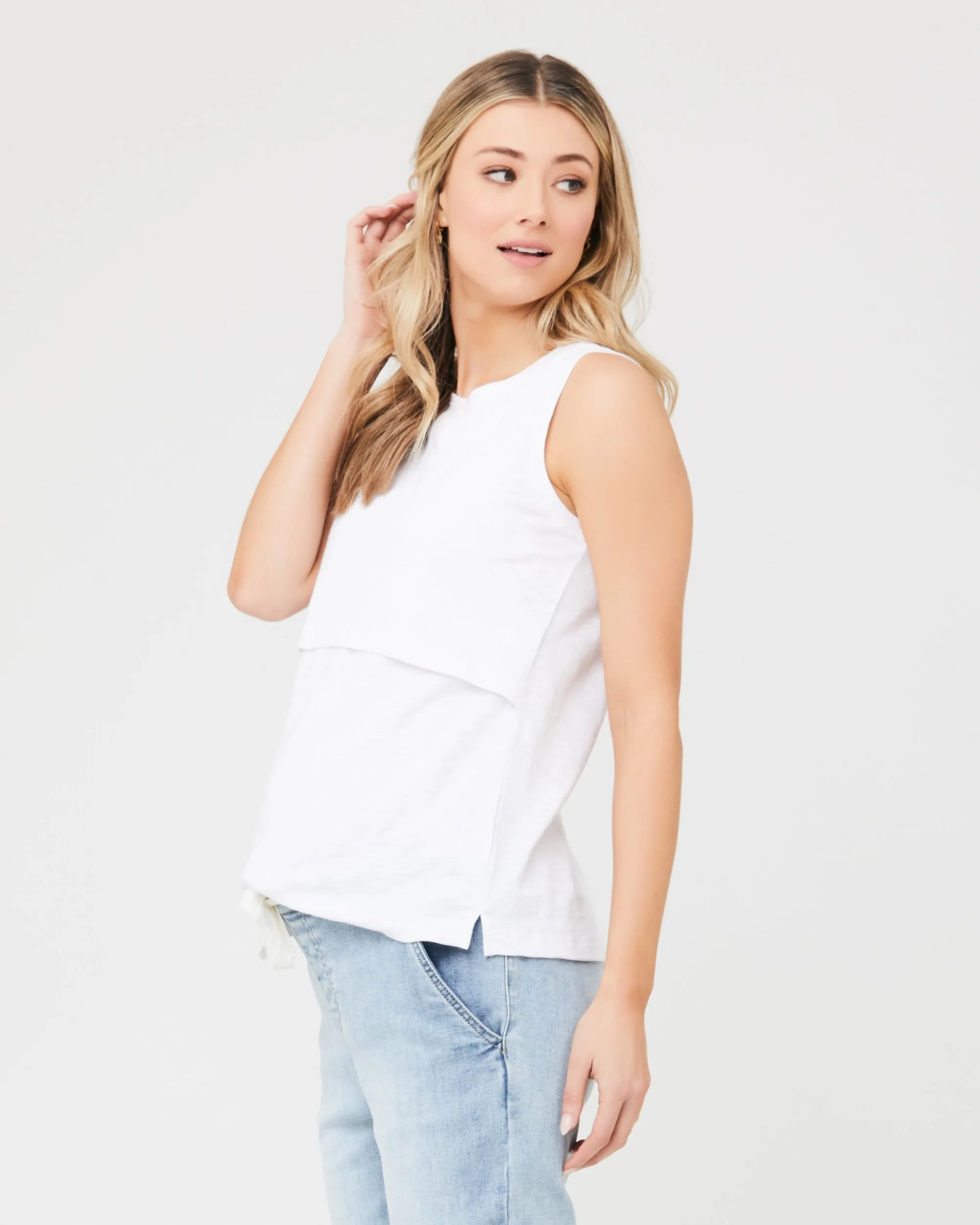Richie Nursing Tank White