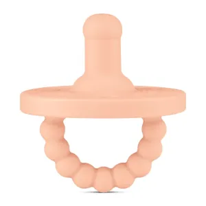 Round Pacifier and Teether, Peach