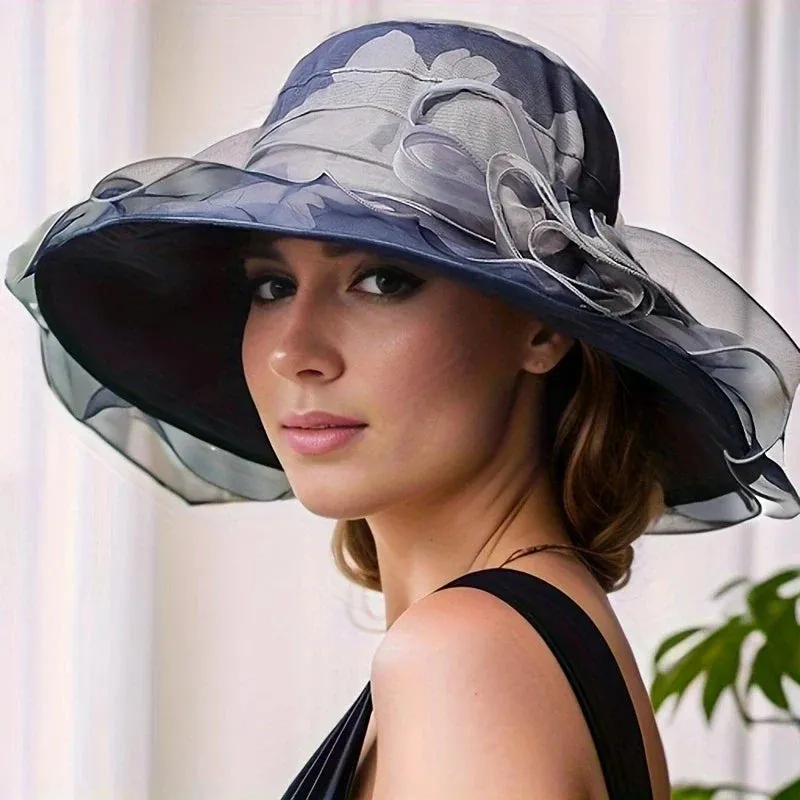 Silk Sun Hat UV Protection Fisherman Hat 2024 New Summer Hat