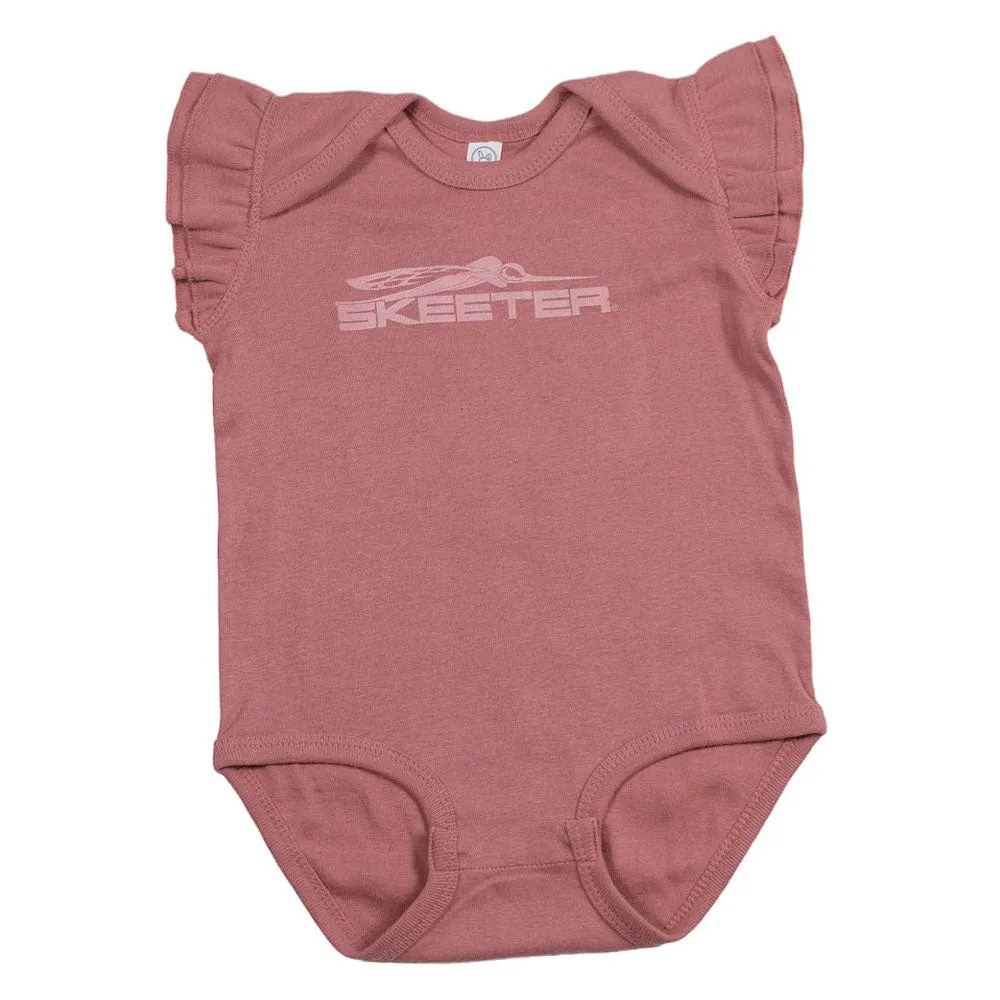 Skeeter Infant Mauve Flutter Bodysuit
