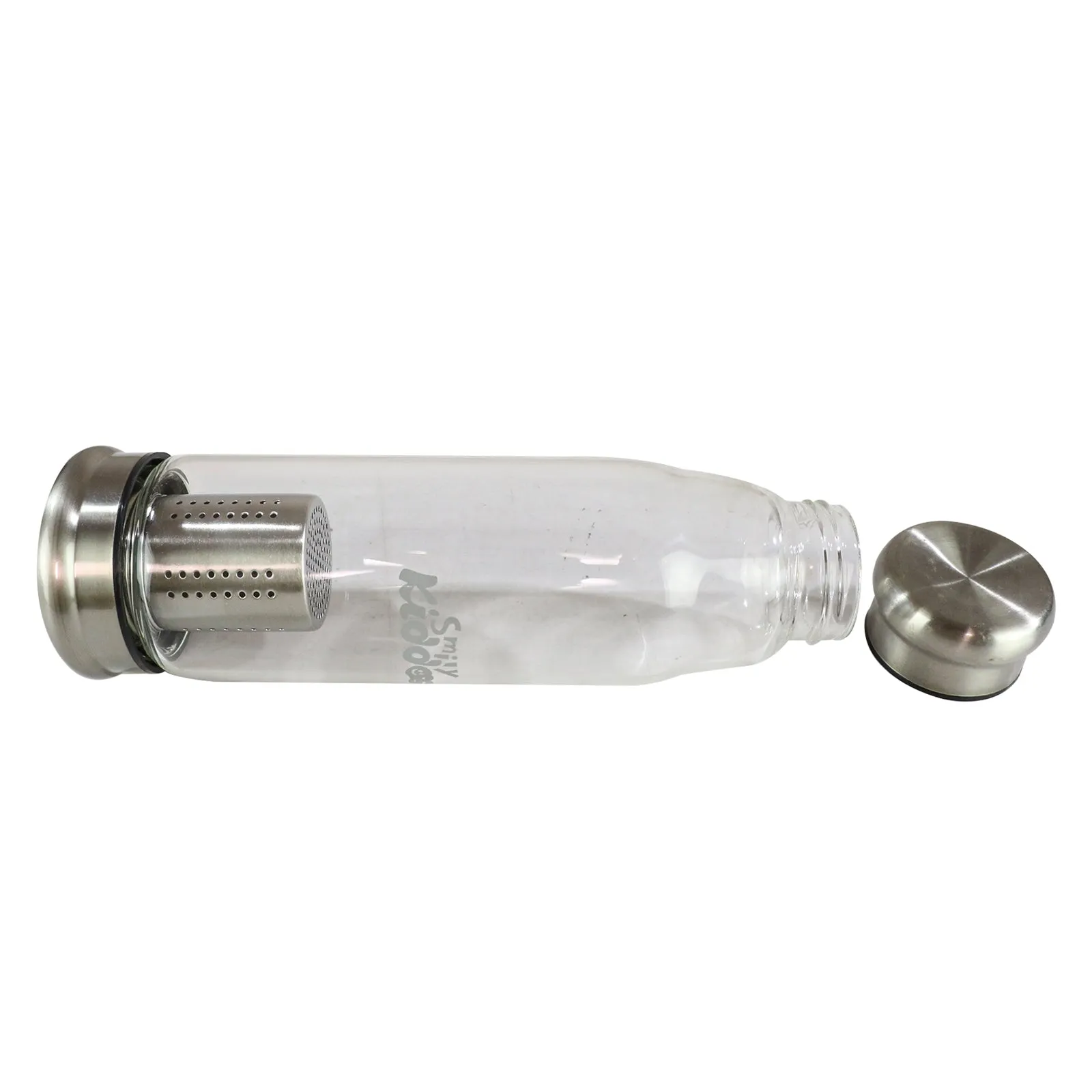 Smily Kiddos Glass bottles with Removable Stainless Steel Infuser