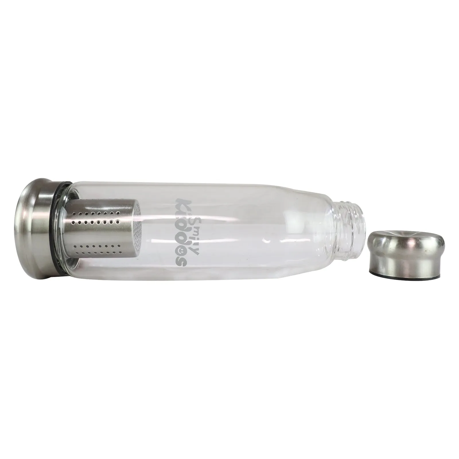 Smily Kiddos Glass bottles with Removable Stainless Steel Infuser