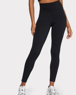 Soft   Stretch High-Rise Leggings - Black