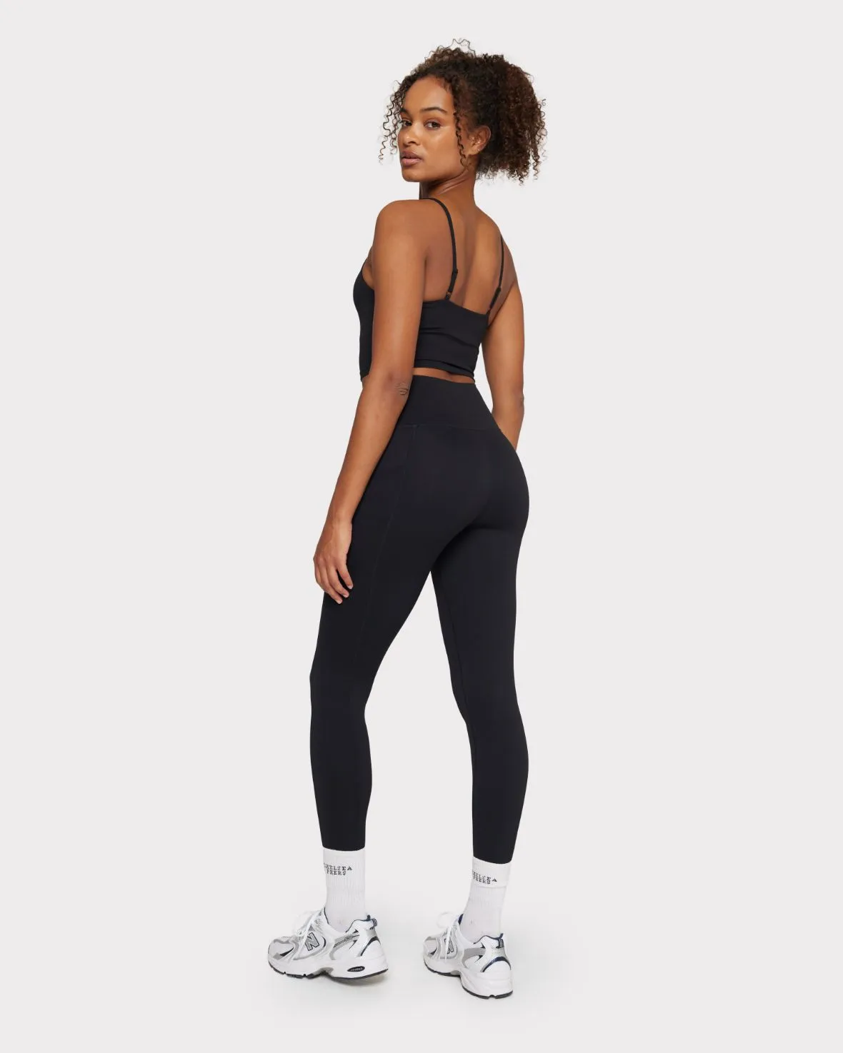 Soft   Stretch High-Rise Leggings - Black
