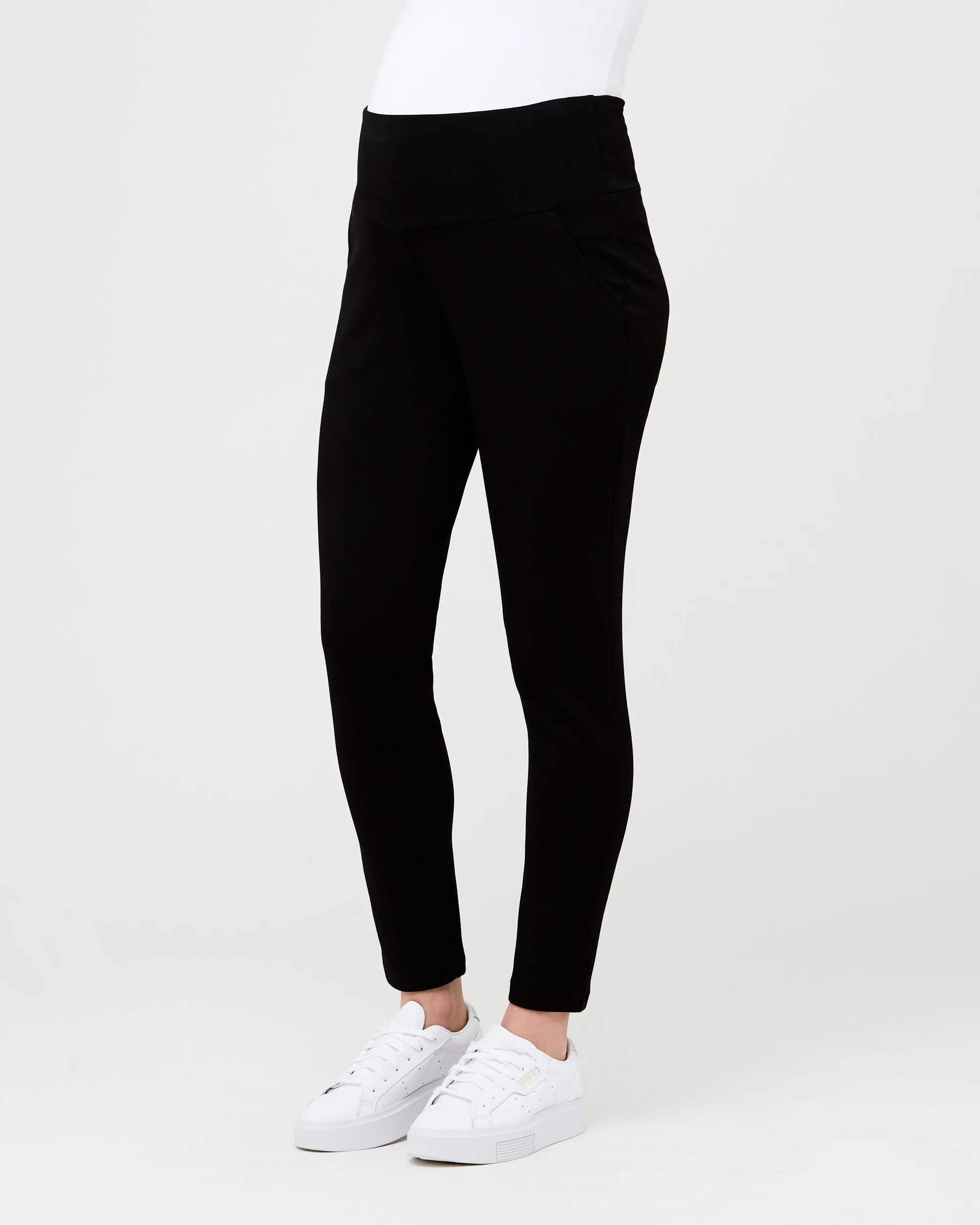 'Super Soft' Maternity Scuba Pants - Black