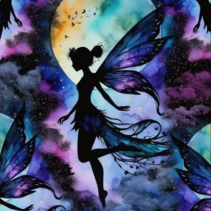 The Fairy Moon Super SOFT Luxe Yoga Band Leggings OS TC Plus rts