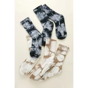 Tie Dye Crew Socks