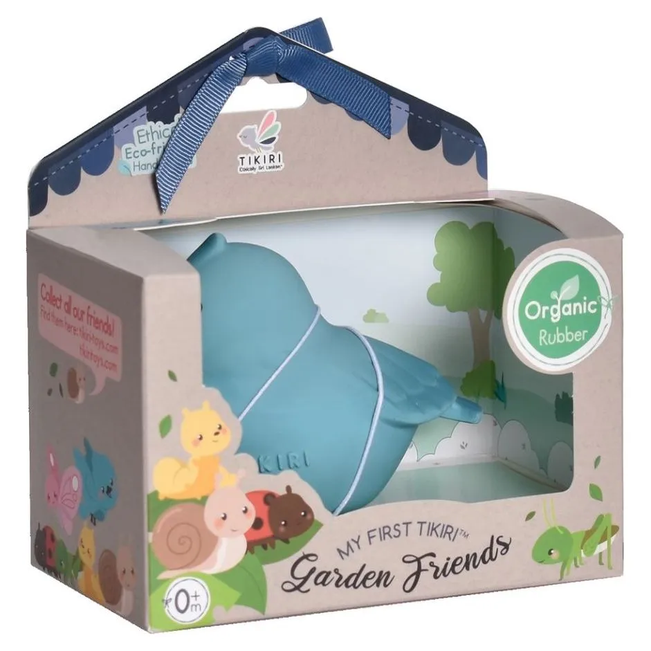 Tikiri Bird Natural Teether, Rattle & Bath Toy