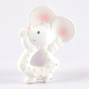 Tikiri Organic Natural Rubber Ring Teether - Meiya the Mouse