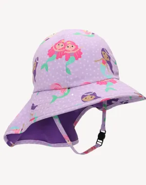 Toddler Mermaid UPF 50 Sun Hat