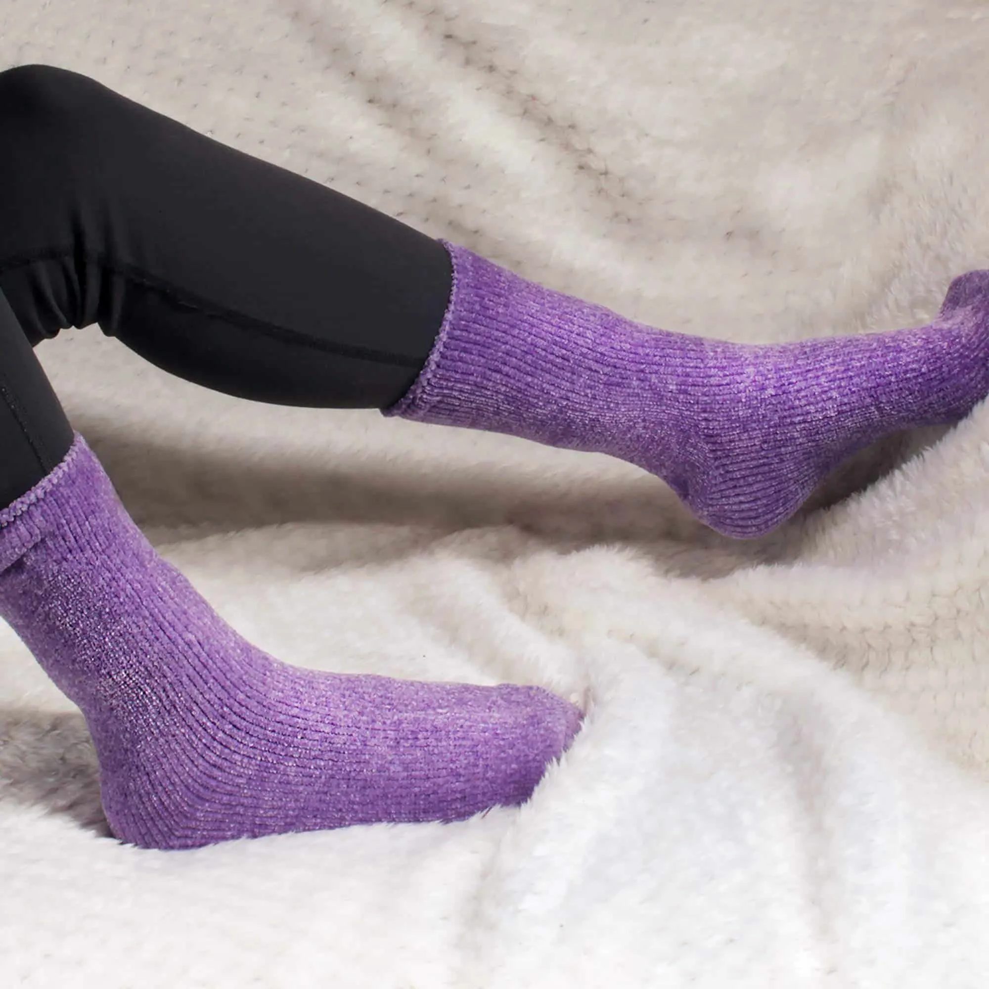 Women's Vintage Chenille Knit Socks