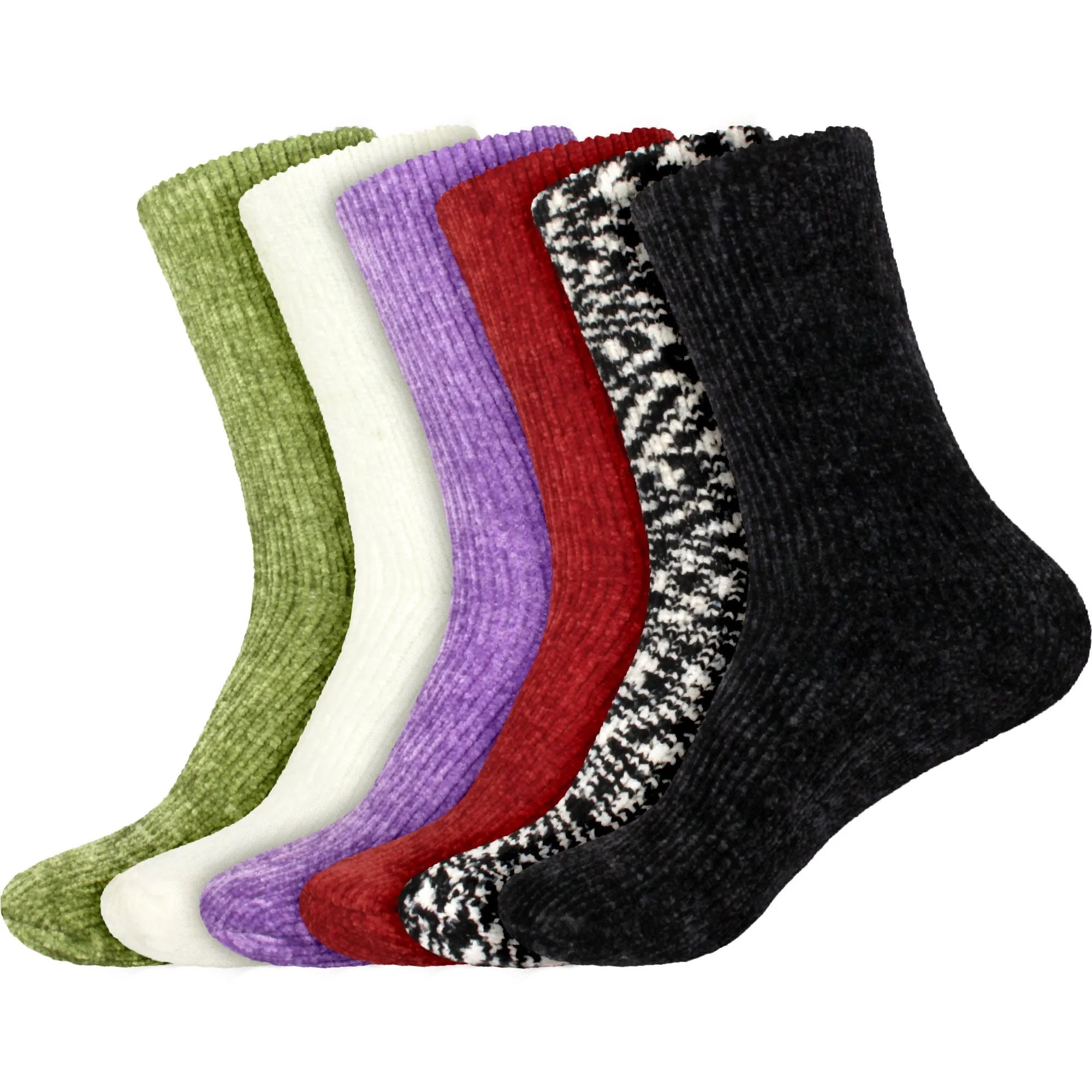 Women's Vintage Chenille Knit Socks