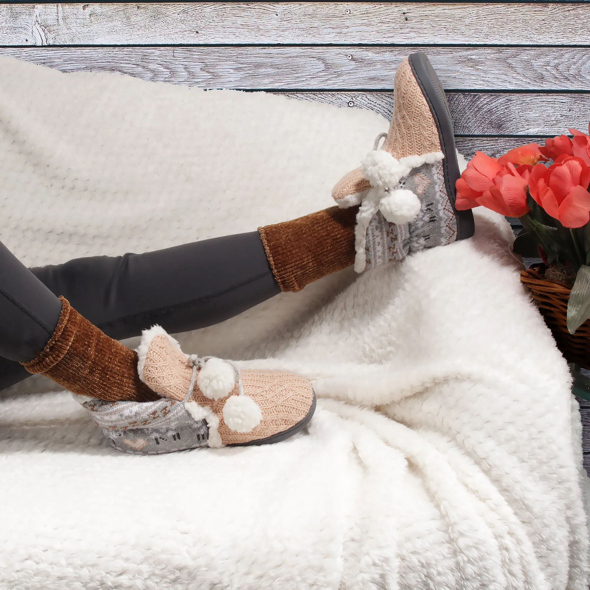 Women's Vintage Chenille Knit Socks
