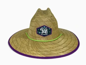 YoCO Straw Hat: Parrot Skier Sun